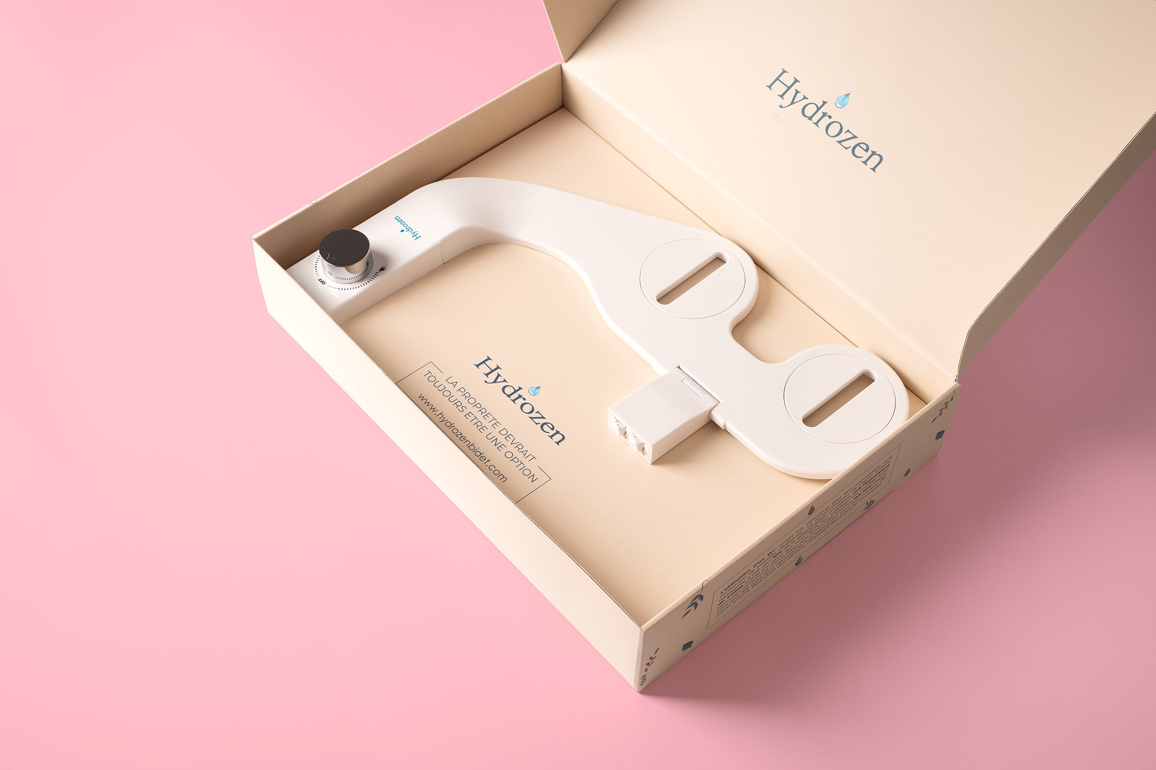 Pulsador Bidet Hydrozen Plata