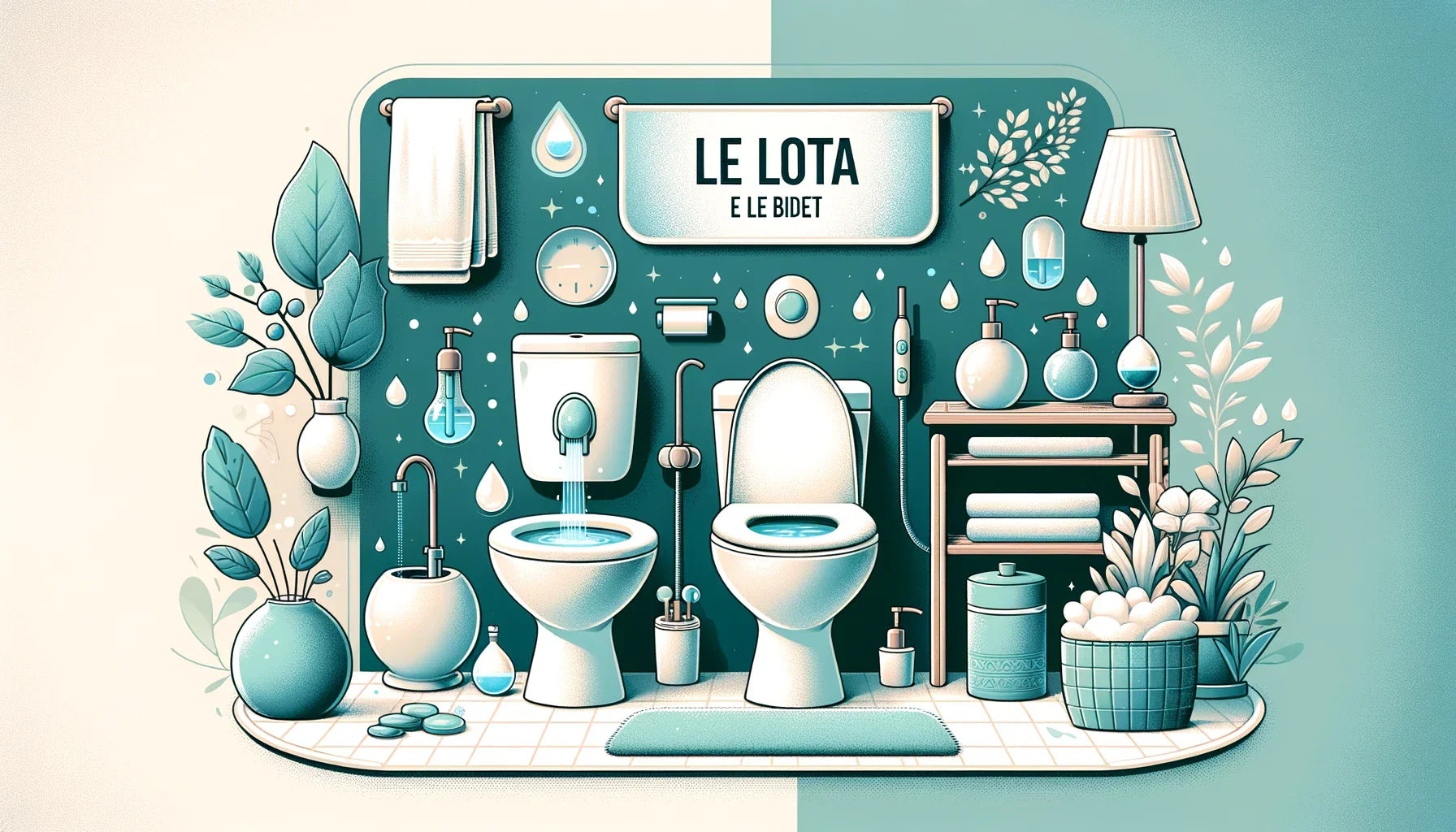 Le Lota Et Le Bidet